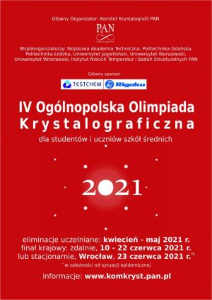 IV Ogólnopolska Olimpiada Krystalograficzna