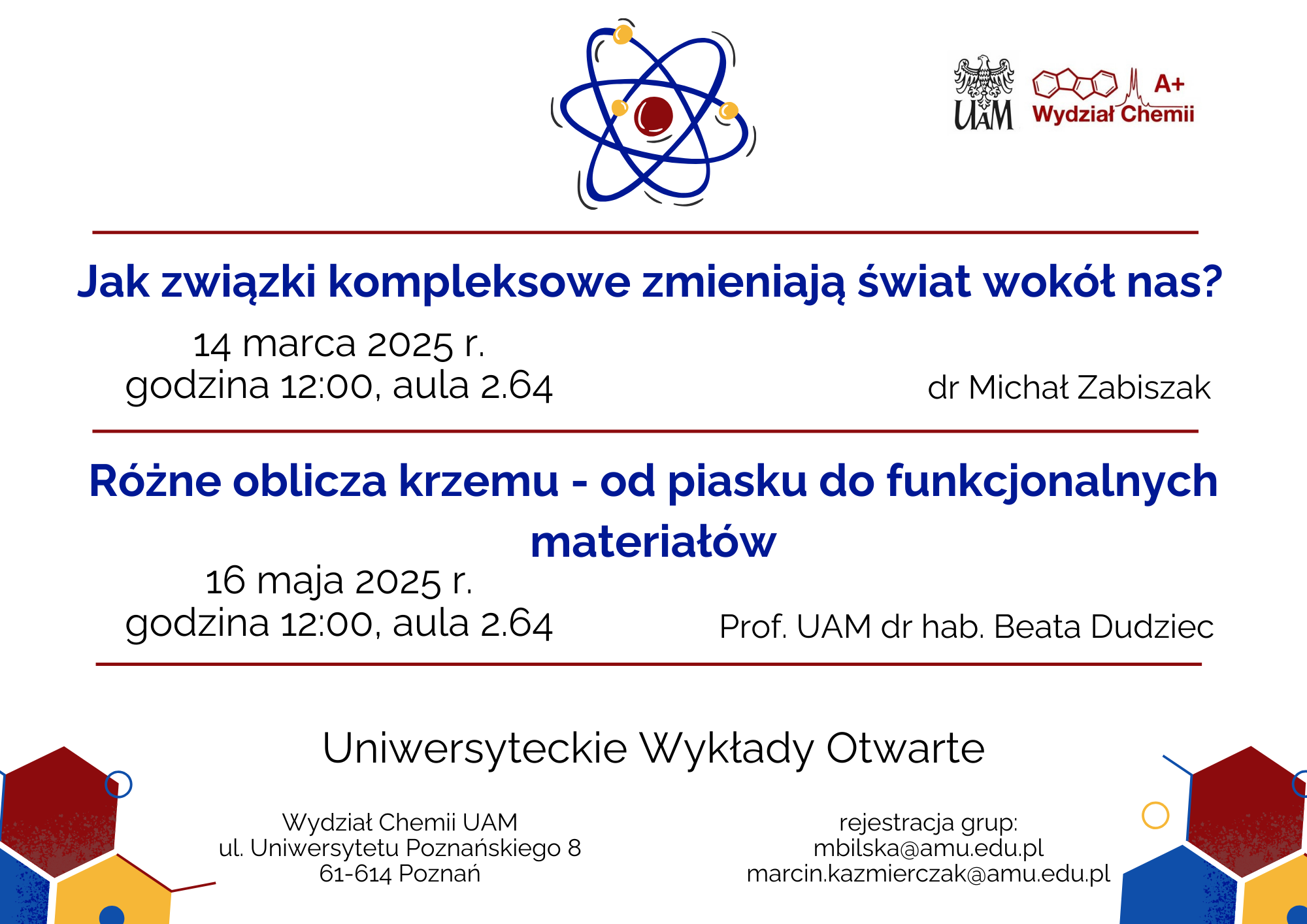 wykłady otwarte szczegóły w opisie powyżej