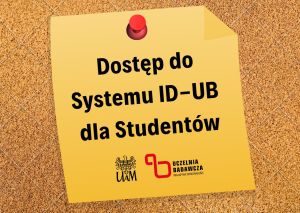 ID-UB - przedłużenie naboru wniosków i dostęp do systemu