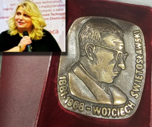 Medal imienia Wojciecha Świętosławskiego dla prof. Izabeli Nowak