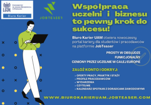 Nowy portal Biura Karier UAM na platformie JobTeaser